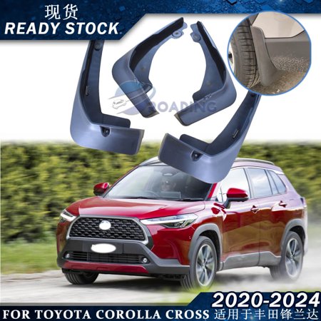 Set Mud Flaps For Toyota Corolla Cross 2020 -2023 Front & Rear Splash Mud Guards