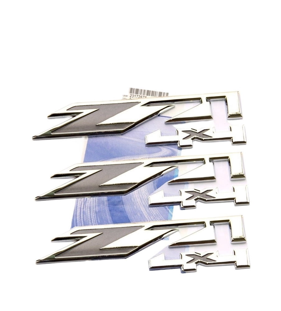 Metal Front Badge For Silverado Sierra Tahoe Colorado Z71 Grille