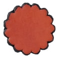thumbnail image 1 of Set Of 06 Hilason Plain Scalloped Leather Rosette Concho Saddle Tack 1-3/4", 1 of 3