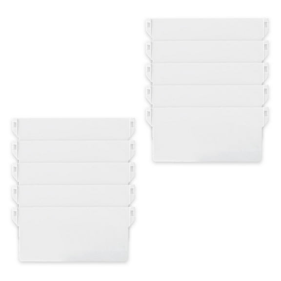 Set Of 10 Durability Vertical Blind Bottom Weights 127mm Slats Easy Installation White Blinds Elegant Accessories