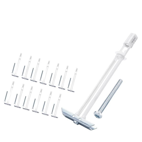 Set Of 10 Multipurpose Wall Anchors For Concrete Tiles And Hollow Materials Drywalls Anchors With Included Bolts