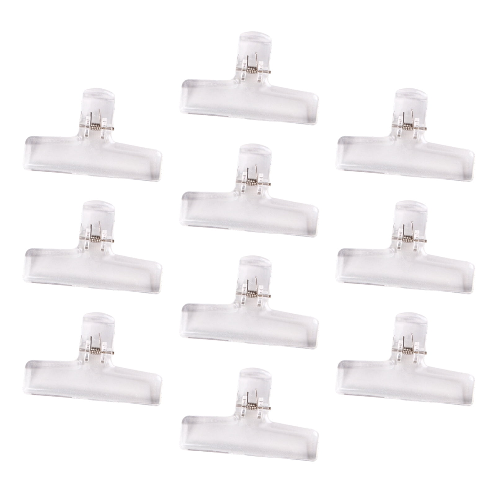 Set Of 10 Paper Clamp Clear Acrylic Paper Clip File Paper Clip for ...