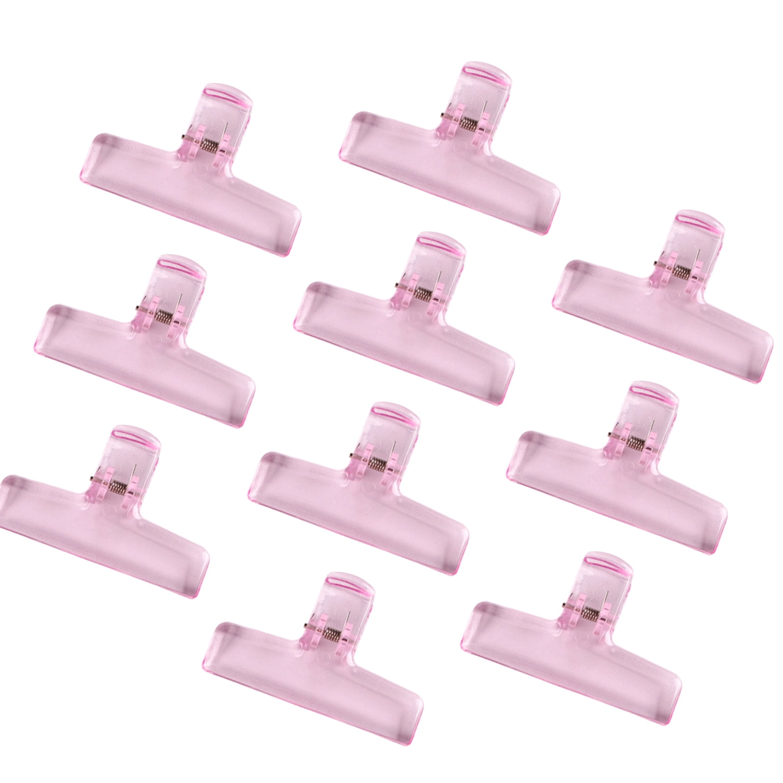 Set Of 10 Paper Clamp Clear Acrylic Paper Clip File Paper Clip for ...