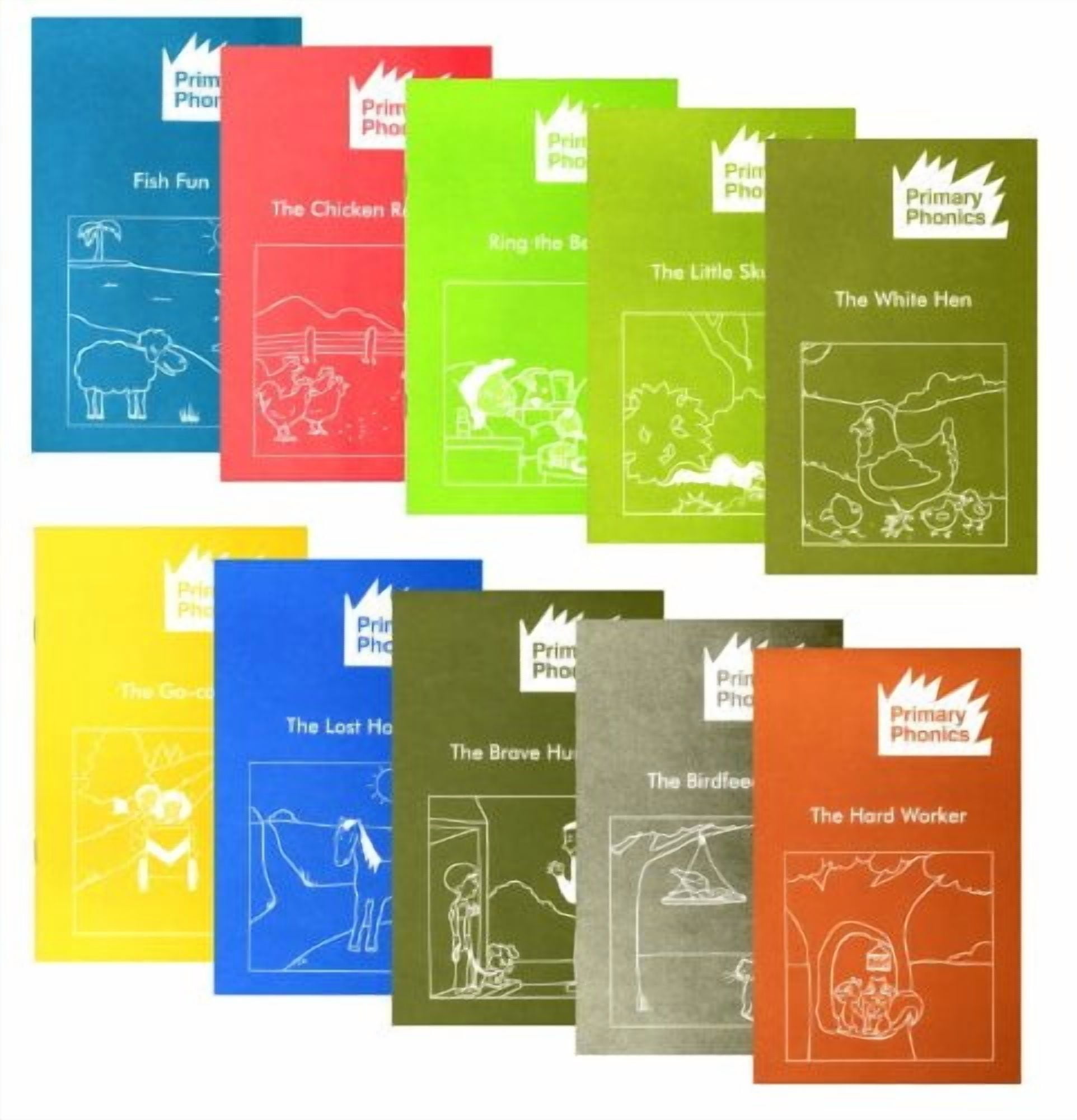 Set Of 10 Storybooks For Primary Phonics Workbook 4 (Homeschool Edition ...
