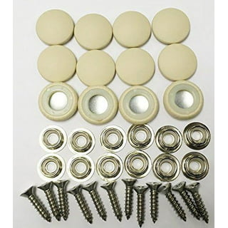 12 Dura Snap Upholstery Buttons Matte Black Choice Of Size And Screws