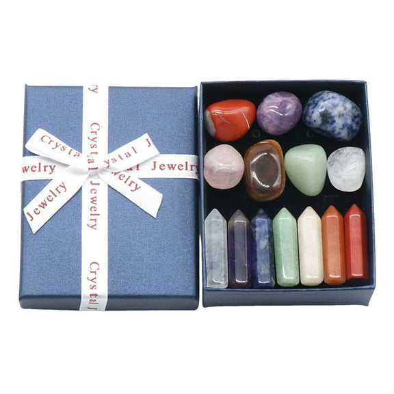 Set Of 14x Rare For Peace Crystal Natural Gemstone Reiki Collection Stone