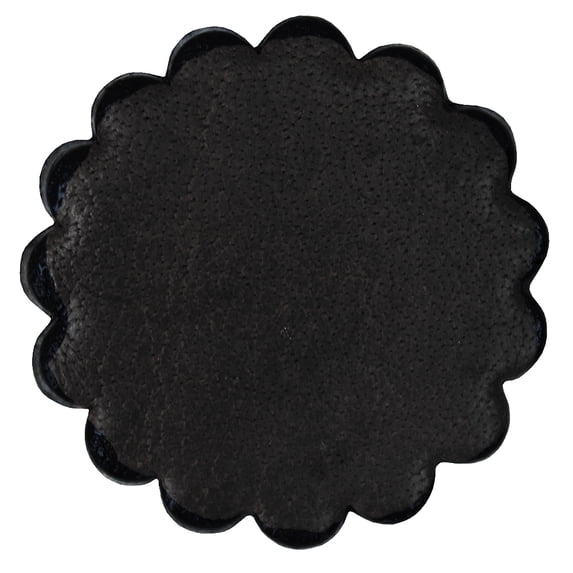 Set Of 18 Hilason Plain Scalloped Leather Rosette Concho Saddle Tack 1-3/4"