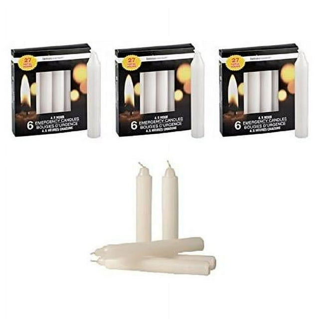 Set Of 18 LongBurn Emergency Candles