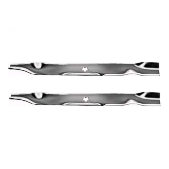 Set Of (2) Blades Ayp 21"X 5 Point Star Mulcher Replaces: AYP/ROPER/SEARS 134149 AYP/ROPER/SEARS 532134149