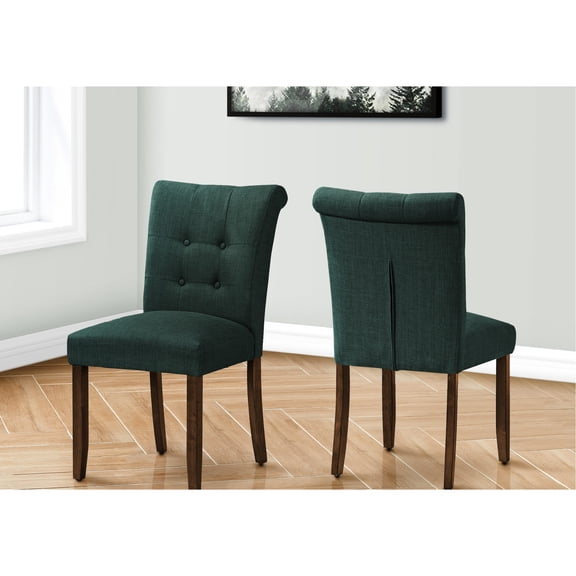 Set Of 2, Blue Color - Solid Wood + MDF Material - Kitchen Side - Easy - to - assemble Furniture