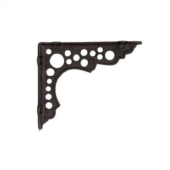 Set Of 2 Cast Iron With Circles Bracket