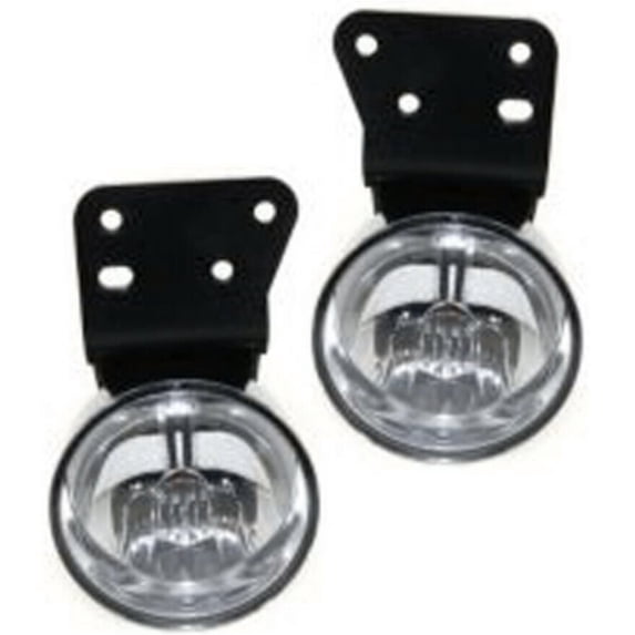 Set Of 2 Clear Lens Fog Light For Pontiac 1999-2005 Grand Am Left And Right