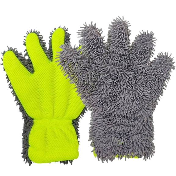 Set Of 2 Cozy Wash Mitts For Safe And Efficient Auto Maintenance With Gentle Touch