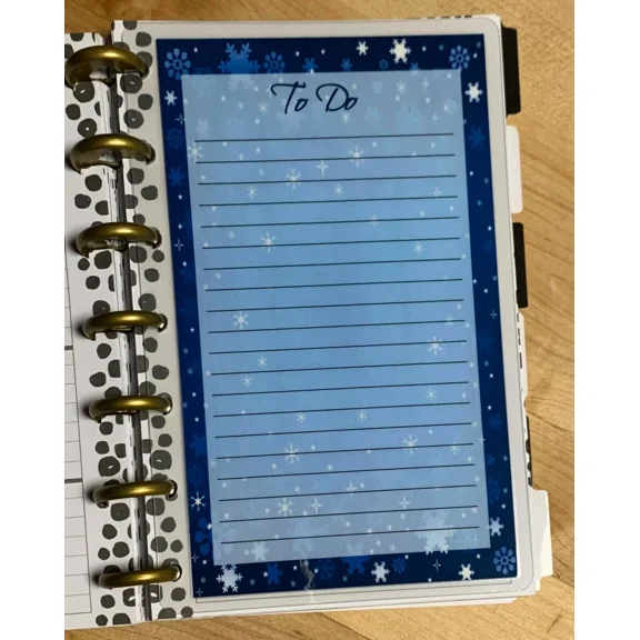 Set Of 2 Dashboards Month Grid To Do List Notes For Use With Mini Happy Planner