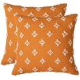 thumbnail image 1 of Set Of 2 Decorative Throw Pillow Covers Rhombic Jacquard Pillowcase Soft Square Cushion Case For Couch Sofa Bed Bedroom Car Living Room, 1 of 6