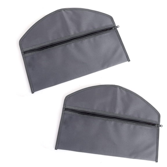 Set Of 2 Discreet Hanger Safe Bags for Storage Of Documents and Cash Waterproof Secret Zippered Pouches