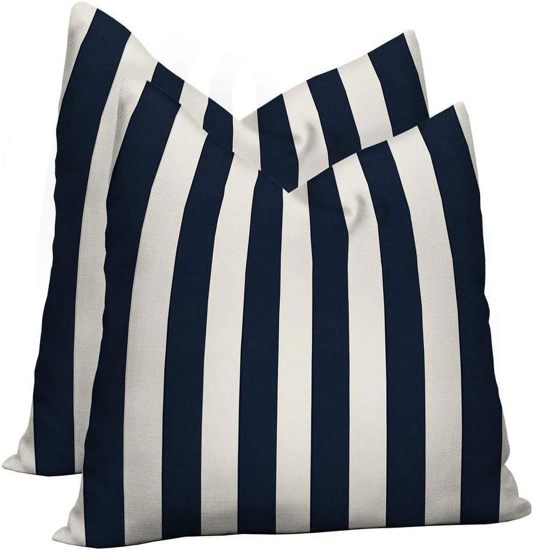  Set Of 2 Indoor / Outdoor Karate Chop Throw Toss Pillow Made With