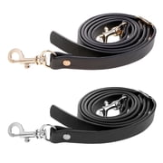 Set Of 2 Leather Shoulder Bag Strap Adjustable Tote DIY Belt Handle
