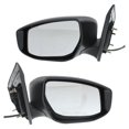 thumbnail image 1 of Set Of 2 Mirror Power For 2013-2019 Sentra Sedan Manual Folding Textured Black, 1 of 8