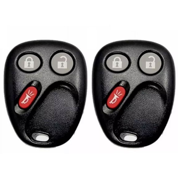 Set Of 2 NEW Keyless Entry Remote For 2003 - 2007 GMC Sierra LHJ011 OEM VLS
