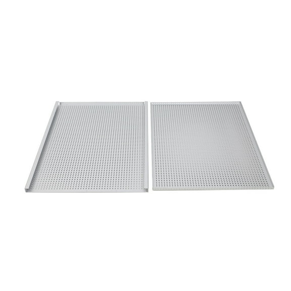 Set Of 2 Nonstick Baking Tray for Puff Pastries and Mille Feuille Perforated Oven Sheet for Kitchen Accessories