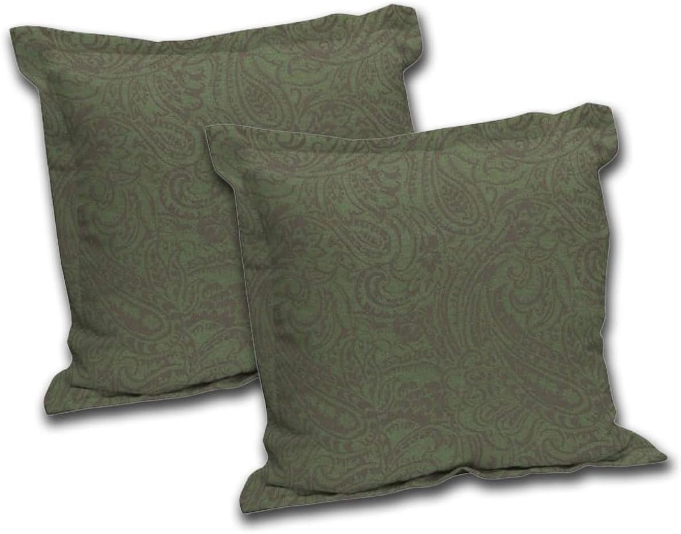 Set Of 2 Outdoor Patio Deep Seat Pillow Back With 21" L X 24" W X 5.5" H. Polyester Fabric