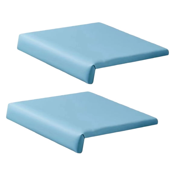 Set Of 2 Piece Thick L Corner Seat Pad Soft Support Seating Mat For Stair And Wall Travel Foldable Design