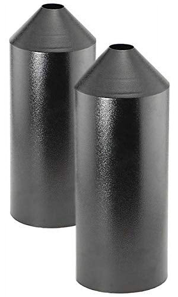Set Of 2 Squirrel Baffles, Black, 6" Dia. Each