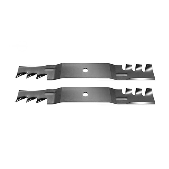 Set Of (2) Toro Blades 15-3/8" X 21/32" Replaces: EXMARK 116-6358-03 TORO 120-9500-03