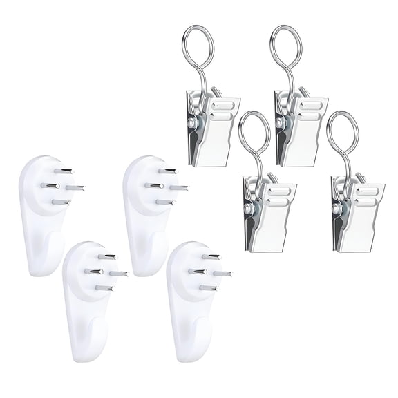 Set Of 24 Rust Wall Hooks For Curtains Rugs And Home Items Practical Hangers Supplies