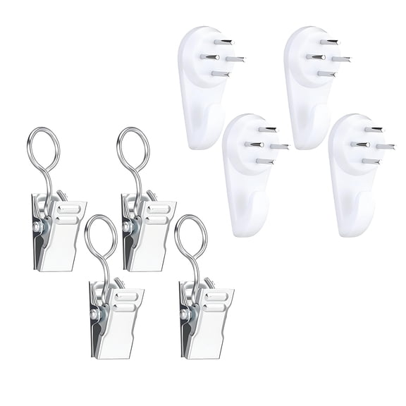 Set Of 24 Space Saving Wall Hooks For Carpets And Curtains Heavy Duty And Rusts Resistant Tapestry Hangers