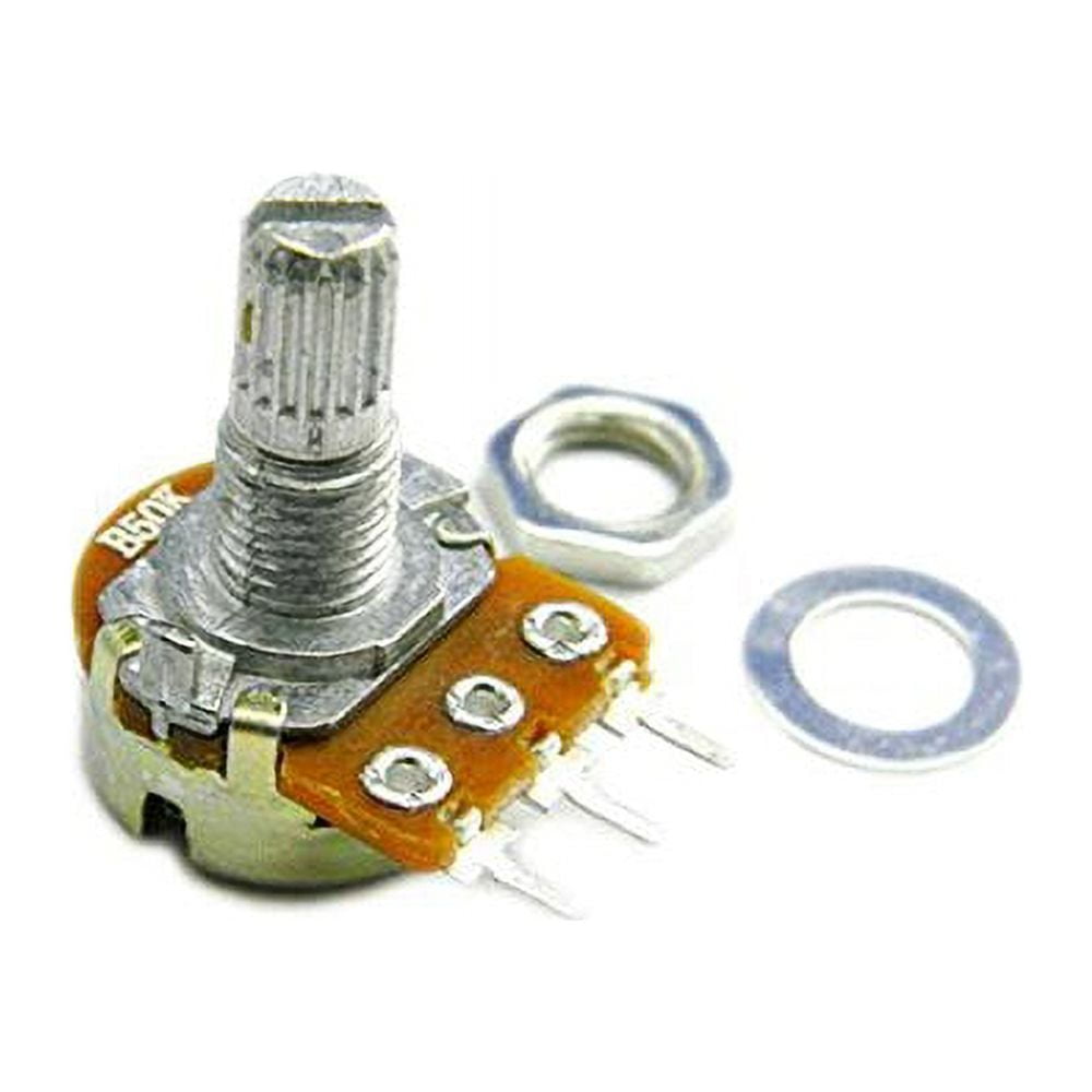 Set Of 2Ea 10K Log/Logarithmic Taper Potentiometers 1/2W (0.5W