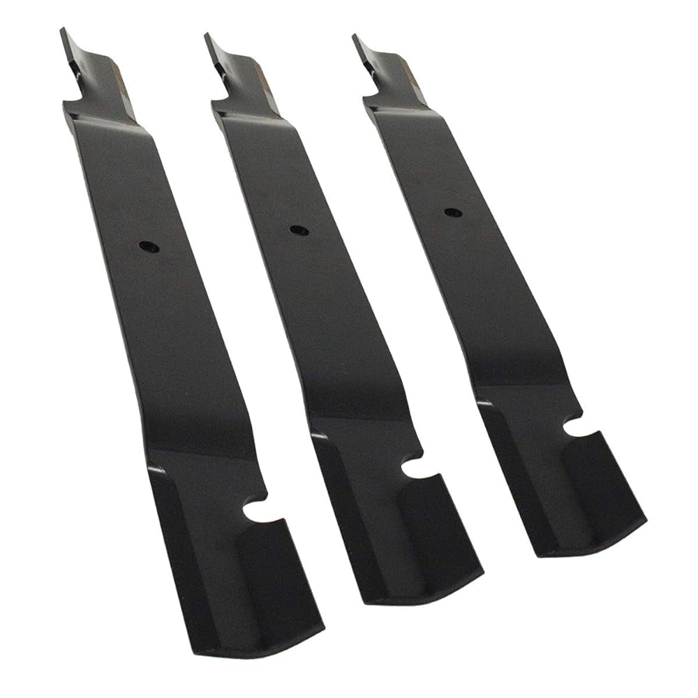Set Of 3 25" HighLift Notch Blades, Grassmax Blade System, For 72
