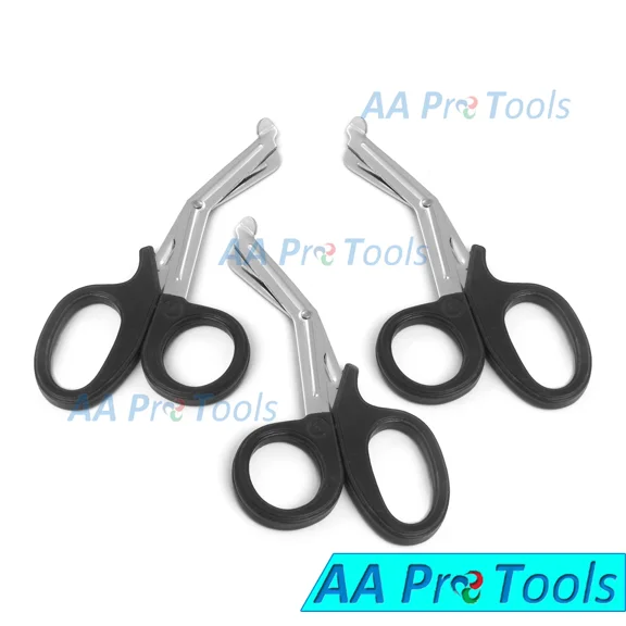 Set Of 3 Autoclavable Emt/Ems Bandage Shears 7.5'' Utility German Premium Tools