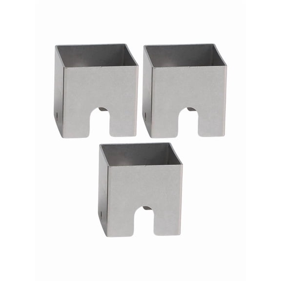 Set Of 3 Stainless Steel Grill Support Spacers For A Secure Cooking Experience