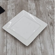Set Of 3 White Dinner Plate 10 inch X 10 inch| 25 X 25 Cm