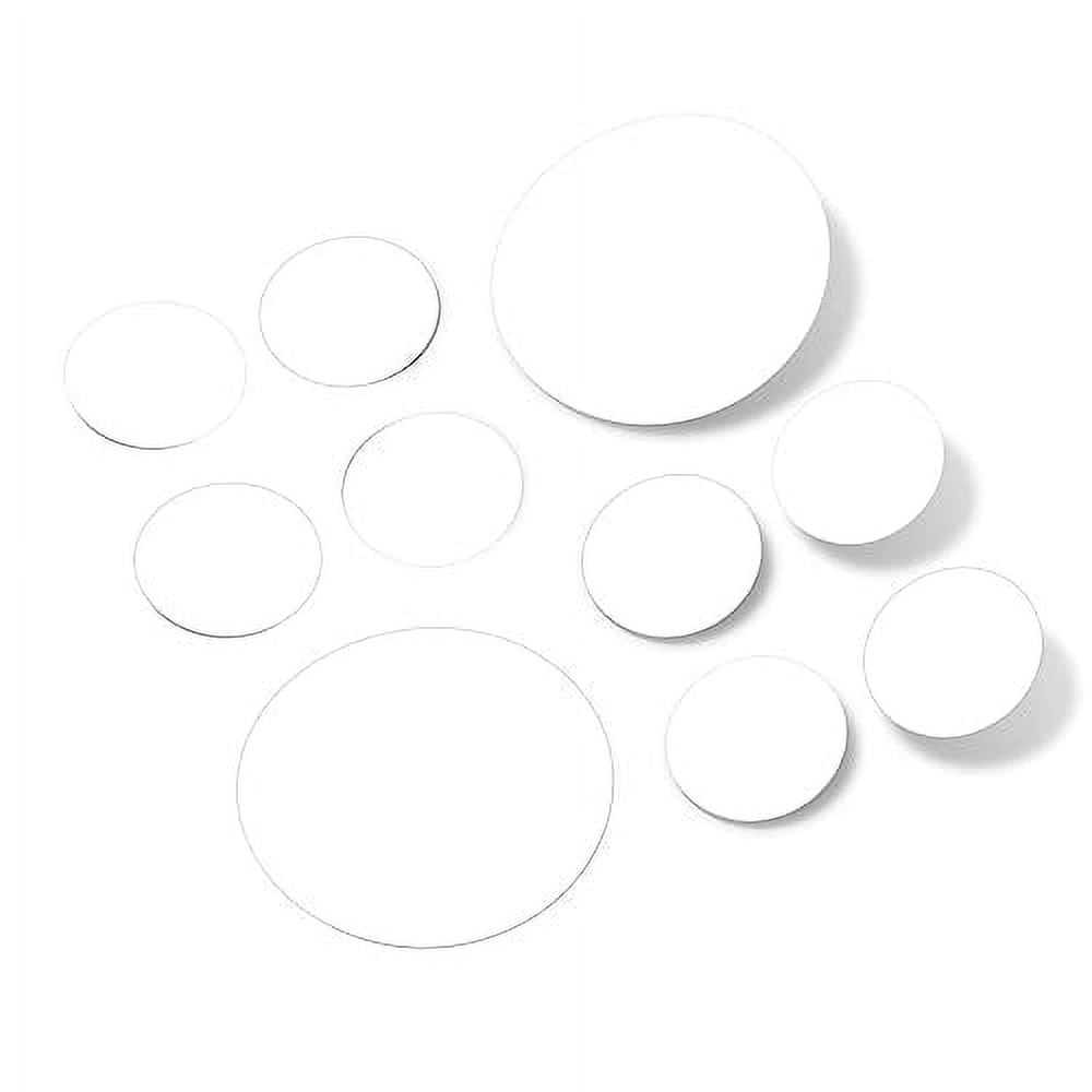 Set Of 30 Vinyl Wall Decals Assorted Polka Dots Stickers Removable Adhesive Safe On Smooth