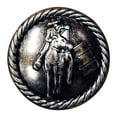thumbnail image 1 of Set Of 32 Western Screw Back Concho Barrel Racer Round Saddle Bling, 1 of 4