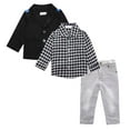 thumbnail image 1 of Set Of 3PCS Boys Cotton Coat With Shirt For Pageant Wedding Party Birthday Photography Costume Daily Wear Accessories 8T, 1 of 7
