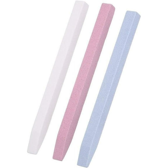 Set Of 3Pcs Quartz Remover Trimmer Buffer Stone Sanding Pen Dead Skin Pusher Trimmer Manicure Pedicure Pen Nail File Nail Art Tool