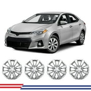 (Set of 4) 16 inch Hubcaps Wheel Rims Cover for 2014-2016 Toyota Corolla/2009-2013 Toyota Corolla/2009-2014 Toyota Matrix/2017-2019 Toyota Corolla