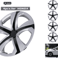 thumbnail image 1 of (Set of 4) 16 inch Hubcaps Wheel Rims Cover for 2016-2024 Honda Civic Sedan,Compatible With Steel Wheels,Silver Lacquer & Black Lacquer, 1 of 8