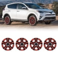 thumbnail image 1 of (Set of 4) 17 inch Hubcaps Wheel Rims Cover for 2013-2018 Toyota Rav4,Not Fit for Winter Wheel Rims,Black Lacquer & Red Lacquer, 1 of 7