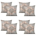 thumbnail image 1 of Set Of 4 Abstract Contemporary Pillow Covers 20x20 Inch Linen Decorative Square Throw Pillow Covers for Living Room Sofa Couch Decoration, 1 of 6