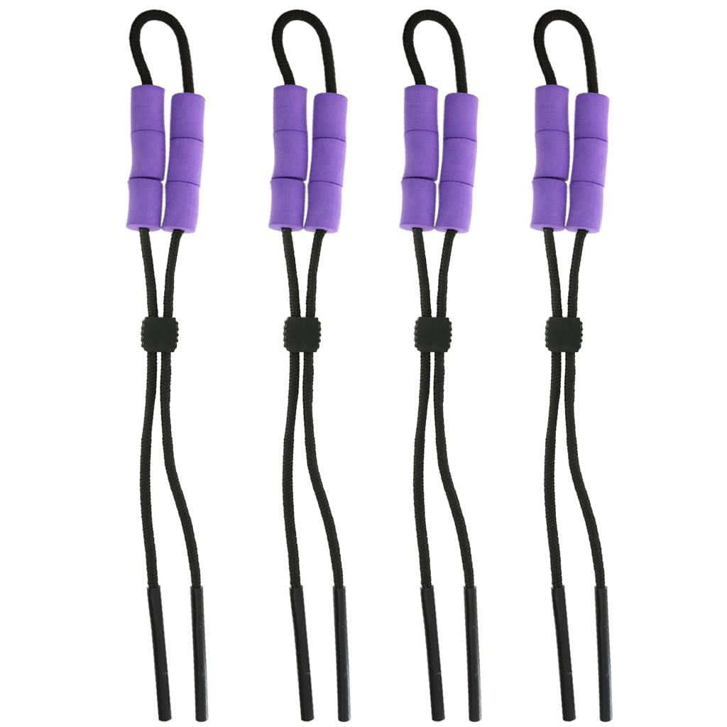Set Of 4 Adjustable Eyeglass Cord With Adjustable Silic rubber band