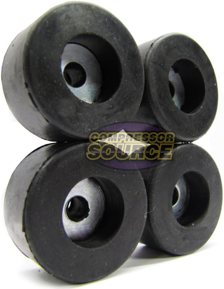 Set Of 4 Air Compressor Rubber Feet Replacement Foot Mount New 4 Vibration Pads