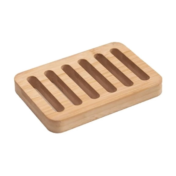 Set Of 4 Bamboo Walnut Wood Coaster Holder 5.1 Inch Diameter Storage Rack For Round & Square Drink Coasters