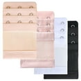 thumbnail image 1 of Set Of 4 Bra Extender 3 Hooks with Elastic 3 Rows, 1 of 1