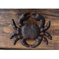 thumbnail image 1 of Set Of 4 Cast Iron Rustic Marine Sea Crab Drawer Cabinet Door Knobs Hardware, 1 of 10