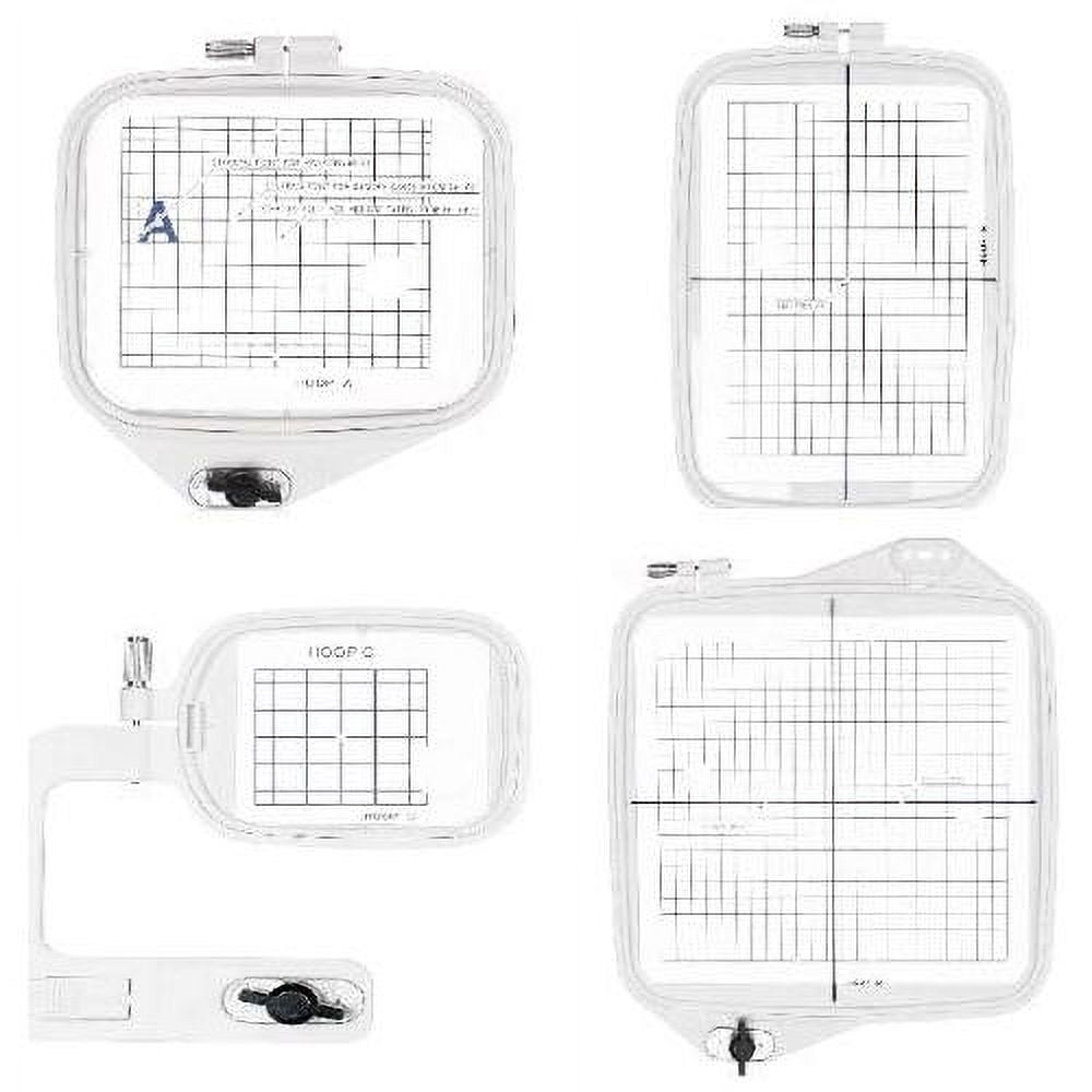 Set Of 4 Hoops For Janome Memory Craft 300E 350E 9500 9700 10000 10001